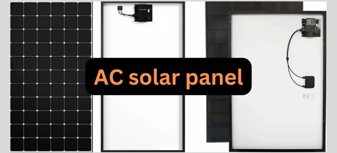 AC solar panel