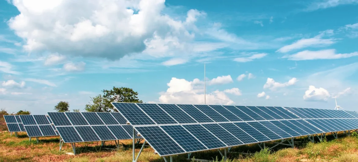 Ground mounted solar panels