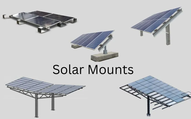 diffrent types of solar Mounts