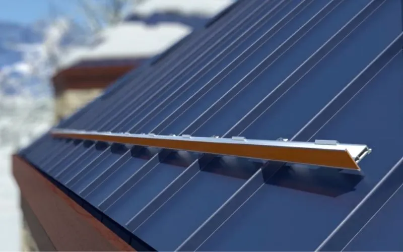 Protect damage with Solar Panel Snow Guard